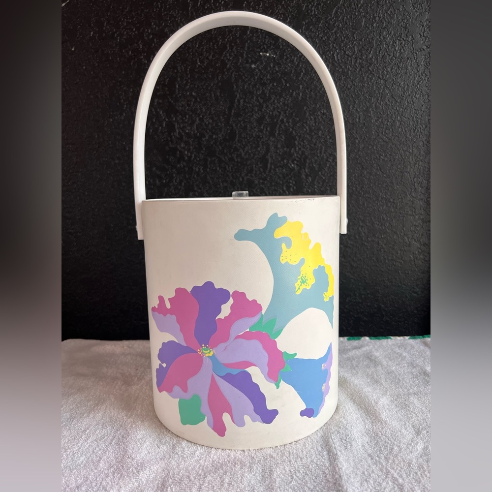 Rare Vintage Mid Century Ice Bucket Morgan Designs USA